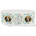 Large Ceramic Pet Bowl - 7 1/4" Diameter